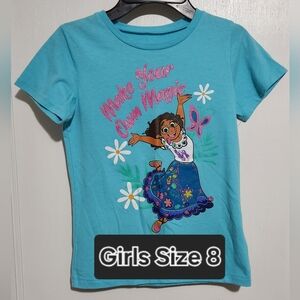 Disney's Encanto Mirabel Girls Size 8 Short Sleeve Shirt